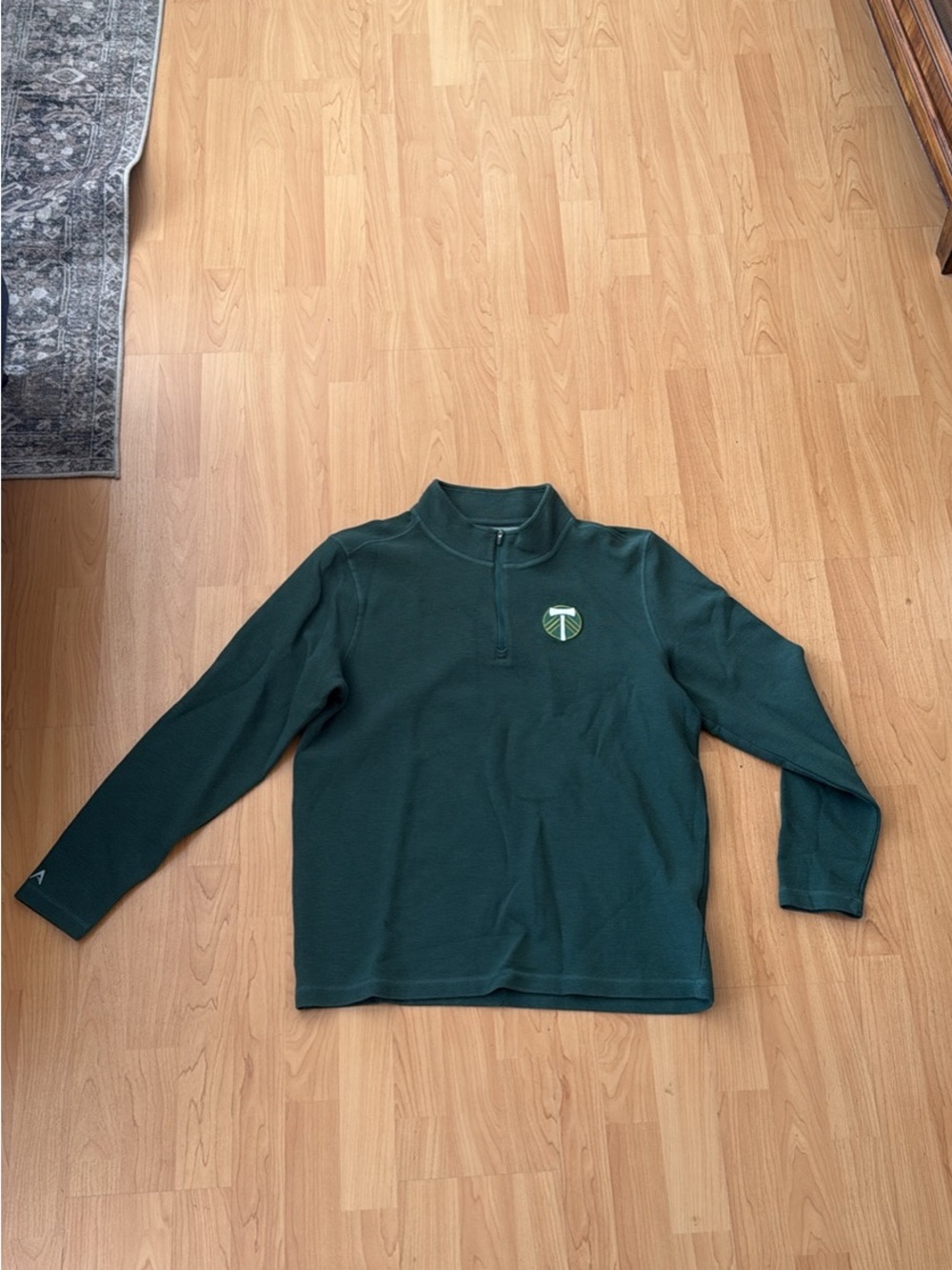 Antigua Portland Timbers 1/4 Zip Pullover - Size Large
